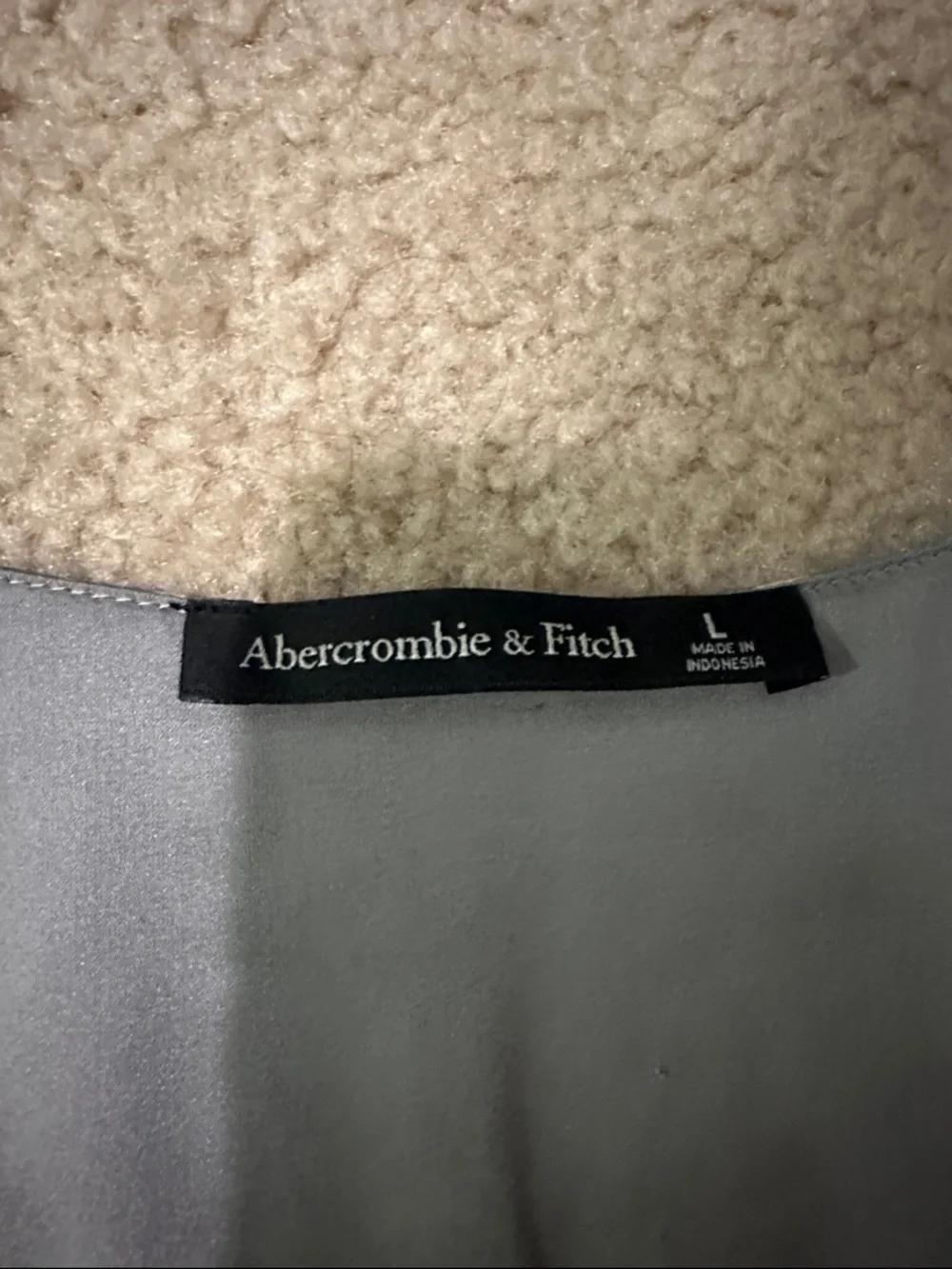 Abercrombie & Fitch Gray Satin Maxi Dress with Cream Floral Print